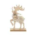 Discount Rendier Pluche Hout 20cm