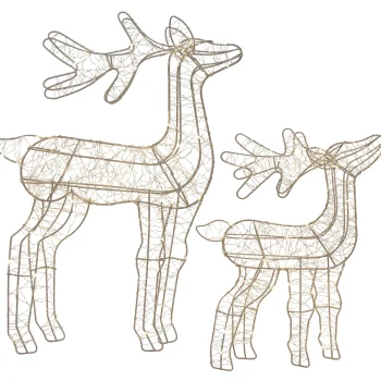 Discount O'malley Rendierduo 260 LED Warm Wit