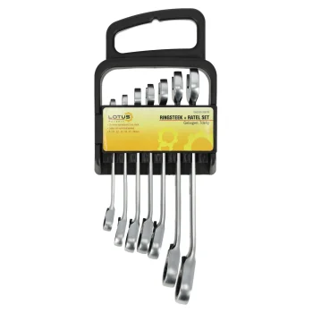 Best Lotus Ringsteek+ratel Set Gebogen 7-delig