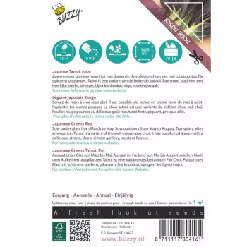 Discount Buzzy Rode Tatsoi