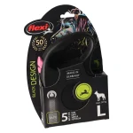 New Flexi Rollijn Black Dsgn Tape M 5M Roze