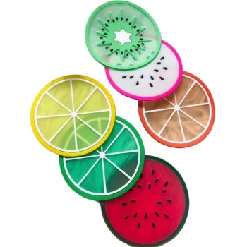 Sale Natural Collections Ronde Onderzetter 16 Cm Fruit, 6 Assorti