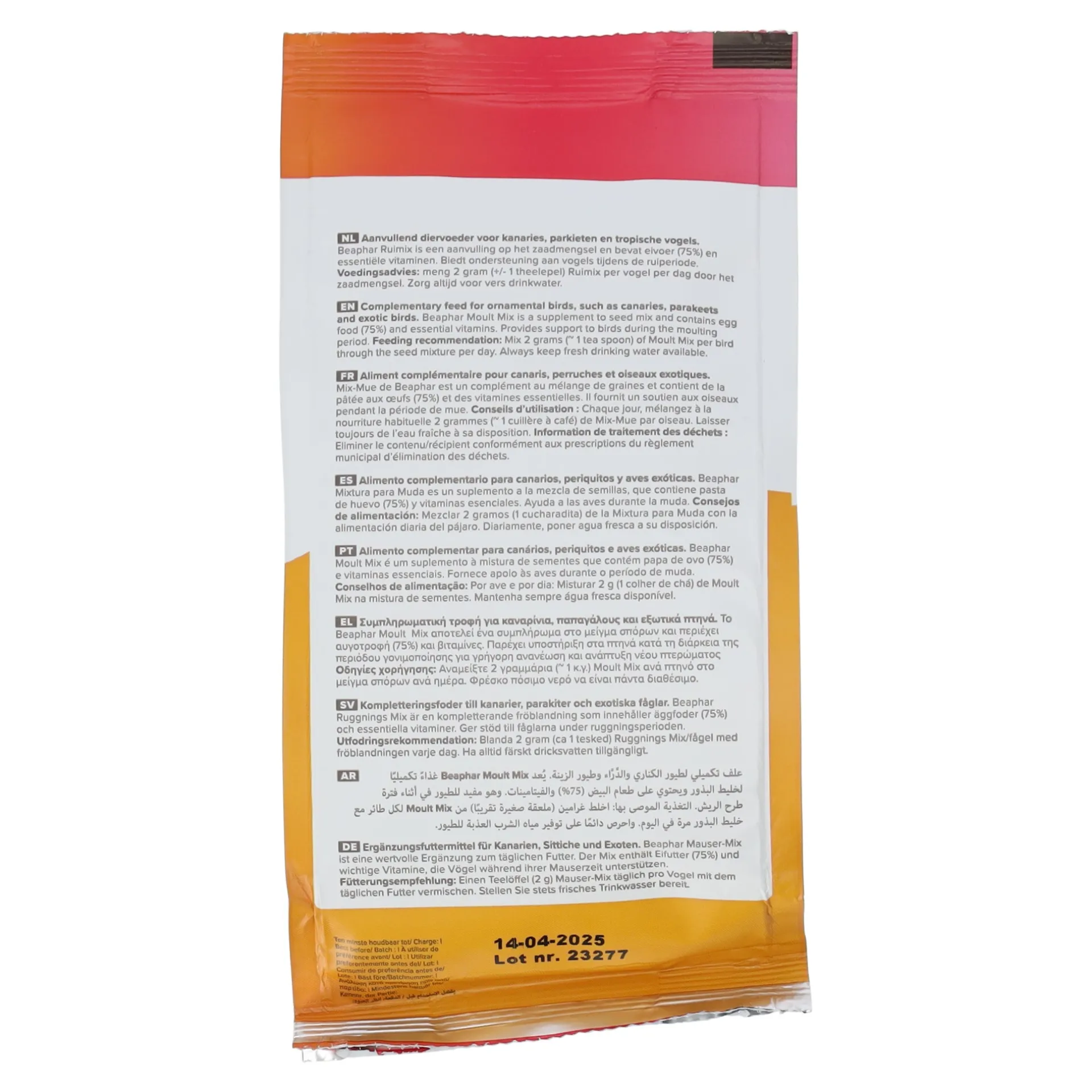 ruimix-kanarie-150gr-beaphar-roQabsmB-1.webp Sale Beaphar Ruimix Kanarie 150gr