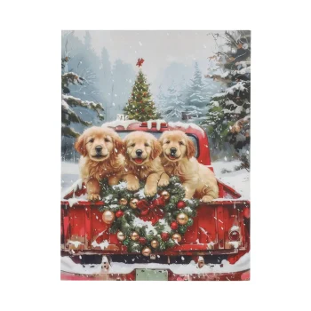 New O'malley Schilderij Truck Hond LED 30 X 40 Cm