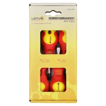 Fashion Lotus Schroevendraaierset 4-delig Kort