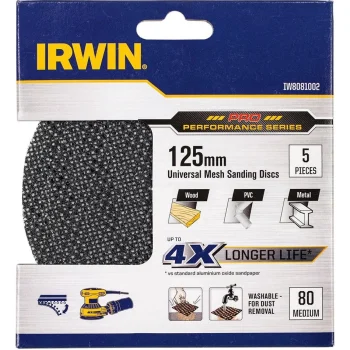 Fashion Irwin Schuurgaas Ø125mm K80 5st.