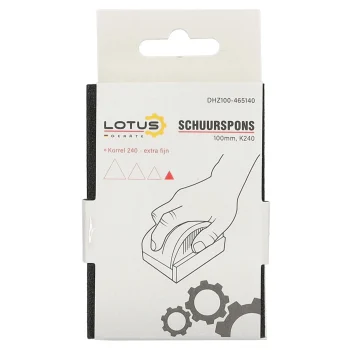 Clearance Lotus Schuurspons 100 Mm K240 Extra Fijn
