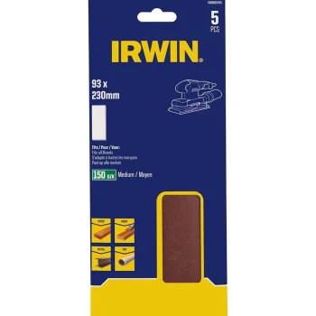New Irwin Schuurstrook 230 X 93 Mm K150 5st. Klem
