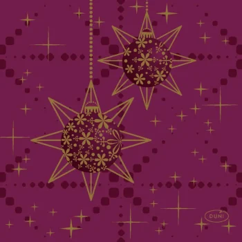 Discount Duni Servet 24 X 24 Cm Gilded Bauble