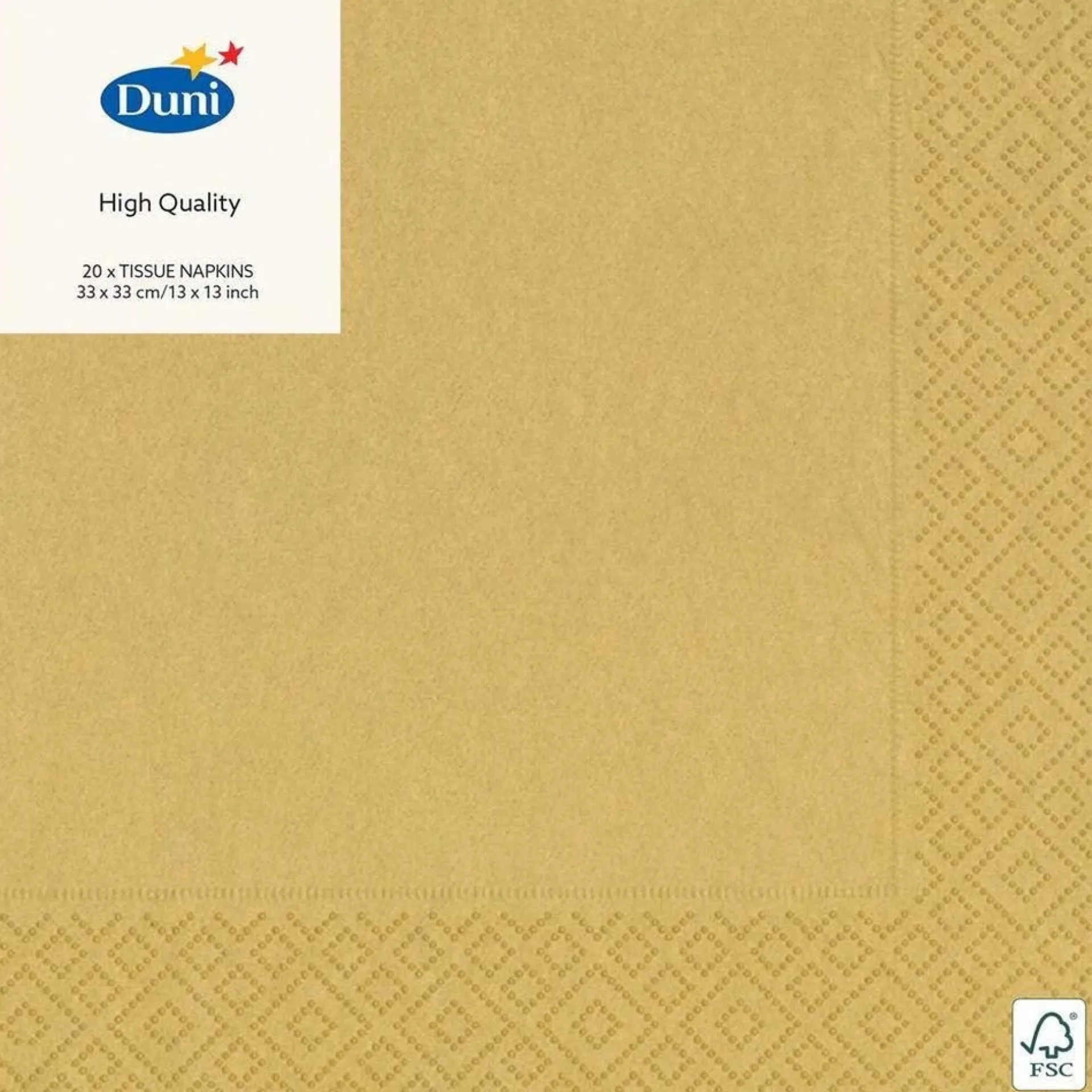 servet-33-x-33-cm-gold-20st-fmDpDVti-0.webp Clearance Duni Servet 33 X 33 Cm Gold 20st