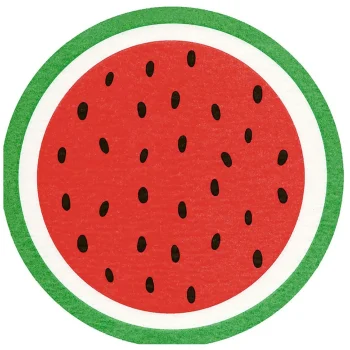 Clearance Duni Servet 33 X 33 Cm Silhouettes Meloen 12st