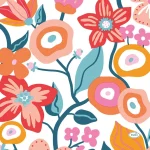 Fashion Duni Servet 33 X 33 Cm Vibrant Bloom 20st