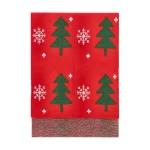 Clearance Sjaal Kerstbomen Rood