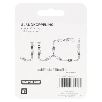 Sale Waterland Slangkoppeling 1/2" + Waterstop