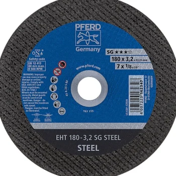 New Pferd Slijpschijf EHT 180 X 3,2 Mm SG Staal