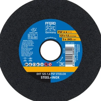 Discount Pferd Slijpschijf EHT125-1,6 PSF Staal+RVS