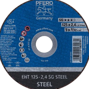 Hot Pferd Slijpschijf EHT125-2,4 SG Staal