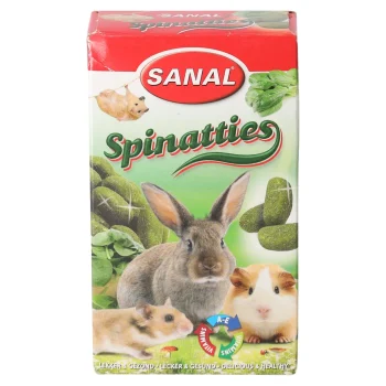 Sale Sanal Snack Knaagdier Spinatties 45g