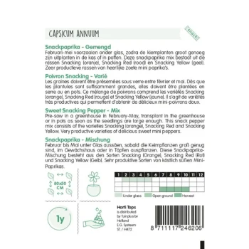 New Horti Tops Snackpaprika Mix