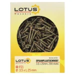 Discount Lotus Spaanplaatschroef 3,5 X 25 Mm 200st