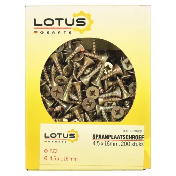 Fashion Lotus Spaanplaatschroef 4,5 X 16 Mm 200st