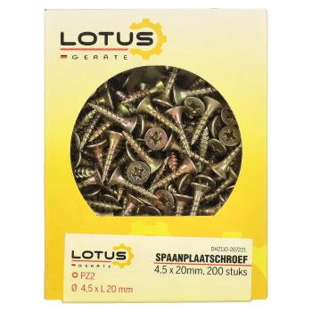 Best Lotus Spaanplaatschroef 4,5 X 20 Mm 200st