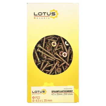 Fashion Lotus Spaanplaatschroef 4,5 X 35 Mm 200st