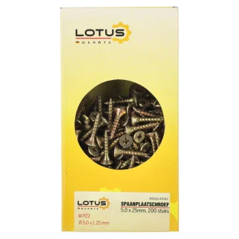 Fashion Lotus Spaanplaatschroef 5,0 X 25 Mm 200st