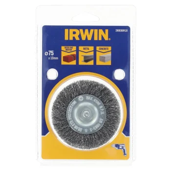Clearance Irwin Staaldraadborstel 75x10mm