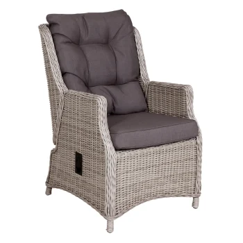 Clearance Bois Le Duc Stoel Cardito Verstelbaar White Grey