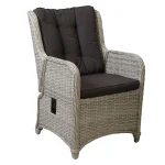 Hot Bois Le Duc Stoel Cimino Verstelbaar White Grey Met Kussen