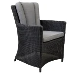 Outlet Bois Le Duc Stoel Falioli Zwart Met Kussen