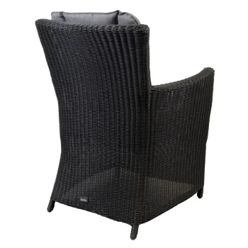 Outlet Bois Le Duc Stoel Falioli Zwart Met Kussen