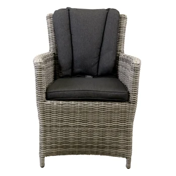 Discount Bois Le Duc Stoel Sauro White Grey Met Kussen