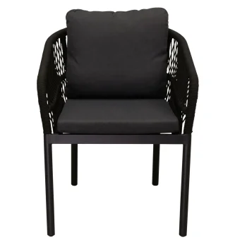 Discount Bois Le Duc Stoel Stapel Barzio Zwart Met Kussen