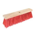 New Nevac Straatbezem Hout Rood 400