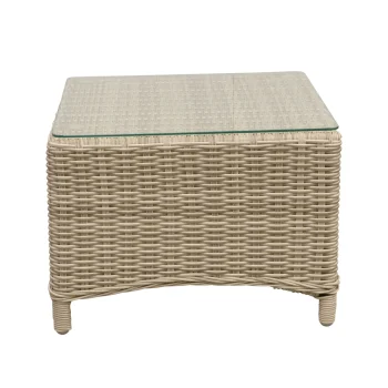 Fashion Bois Le Duc Tafel Bijzet Aprano 57x57 Cm White Orchid