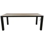 New Bois Le Duc Tafel Cardona 200x100 Cm Antraciet