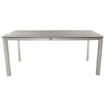 Clearance Bois Le Duc Tafel Civate 180x90cm Milky Grey