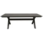Outlet Bois Le Duc Tafel Mancino 220x90cm Antraciet