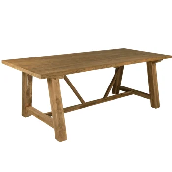 New Bois Le Duc Tafel Shefford 220x100 Cm Rustic Black
