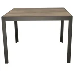 Outlet Bois Le Duc Tafel Taggia 105x100 Cm Antraciet