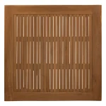 Best Bois Le Duc Tafelblad Isa 90x90cm Teak
