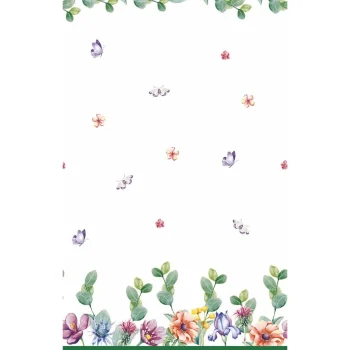 Fashion Duni Tafelkleed Cel 138 X 220 Cm Breezy Butterflies