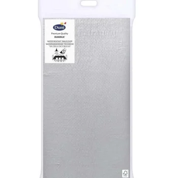 Fashion Duni Tafelkleed Silk 138 X 220 Cm Zilver