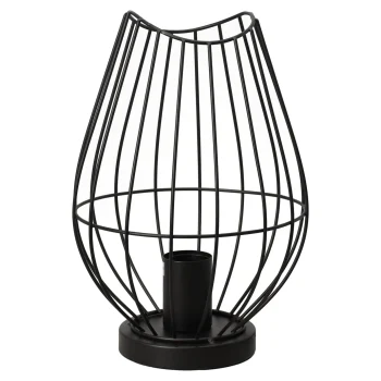 Discount Tafellamp Thimory 30cm E27 Zwart