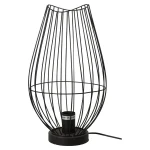 New Tafellamp Thimory 43cm E27 Zwart