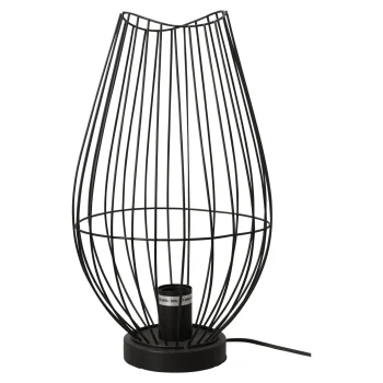 New Tafellamp Thimory 43cm E27 Zwart