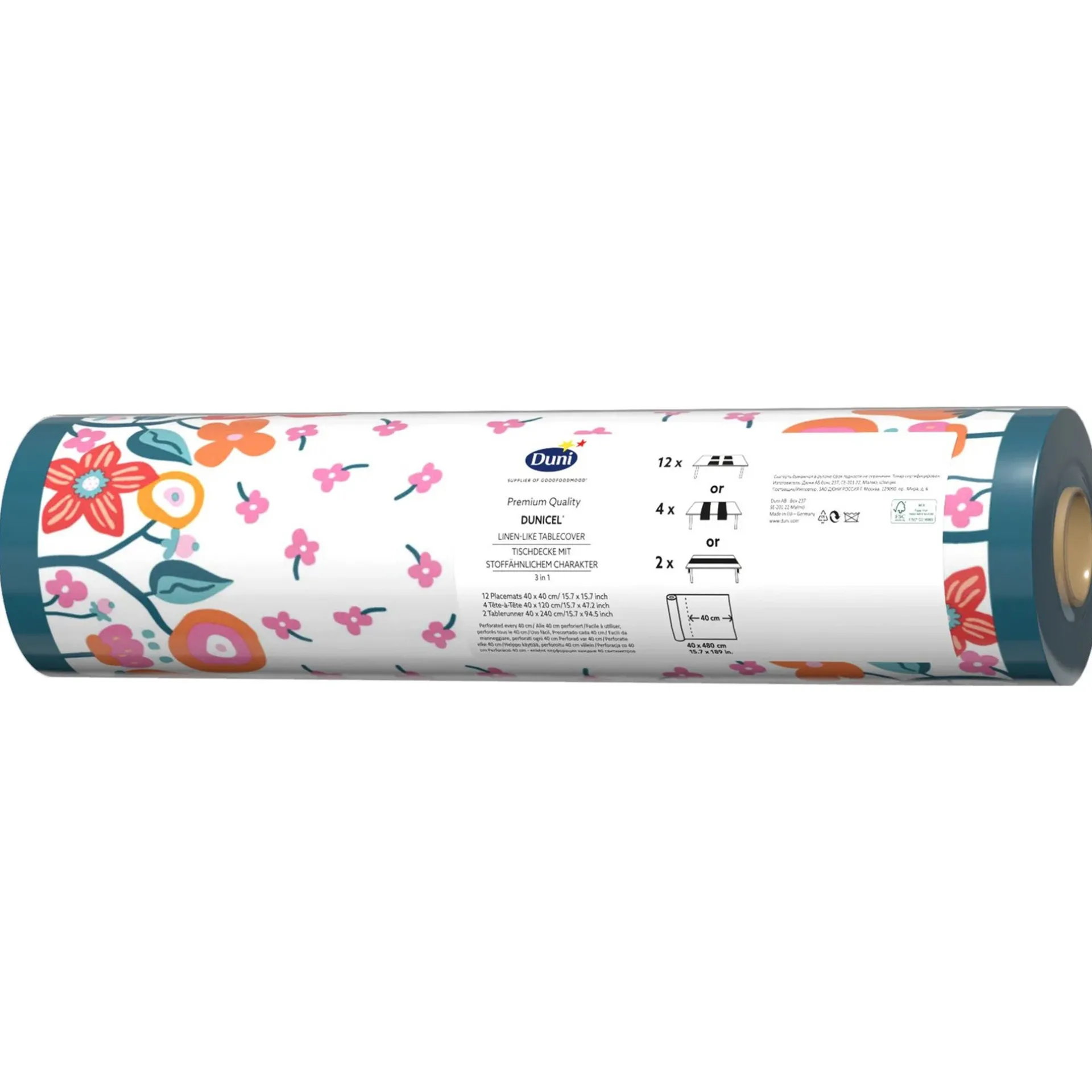 tafelloper-40-x-480-cm-3-in-1-ijLDhyPX-1.webp Online Duni Tafelloper 40 X 480 Cm 3-in-1 Vibrant Bloom