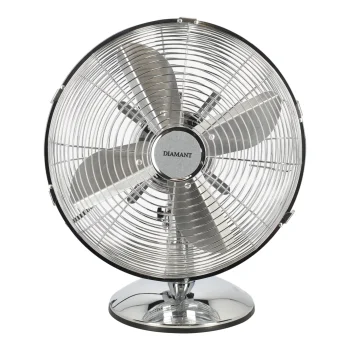 Outlet Diamant Tafelventilator Chroom 30cm